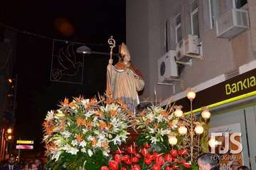 Procesión religiosa de San Gregorio y actuación del humorista Maestro Florido (Foto Francisco Javier Santana y TA)